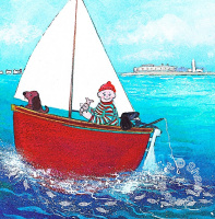 Rosie & Poppy sail around Hurst Castle I