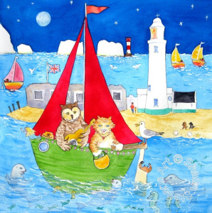 Own and Pussycat Sail around the Solent