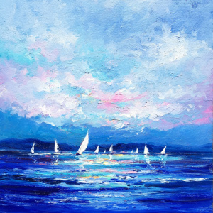 sailing_on_the_solent_oil